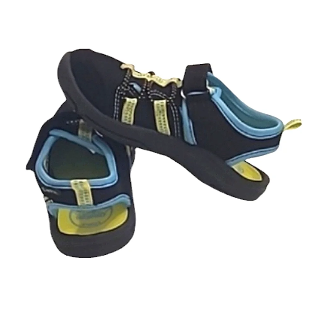 OshKosh B'Gosh Marina Sandal Unisex Mesh Sneaker Closed Toe Bungee Accents Sz 9